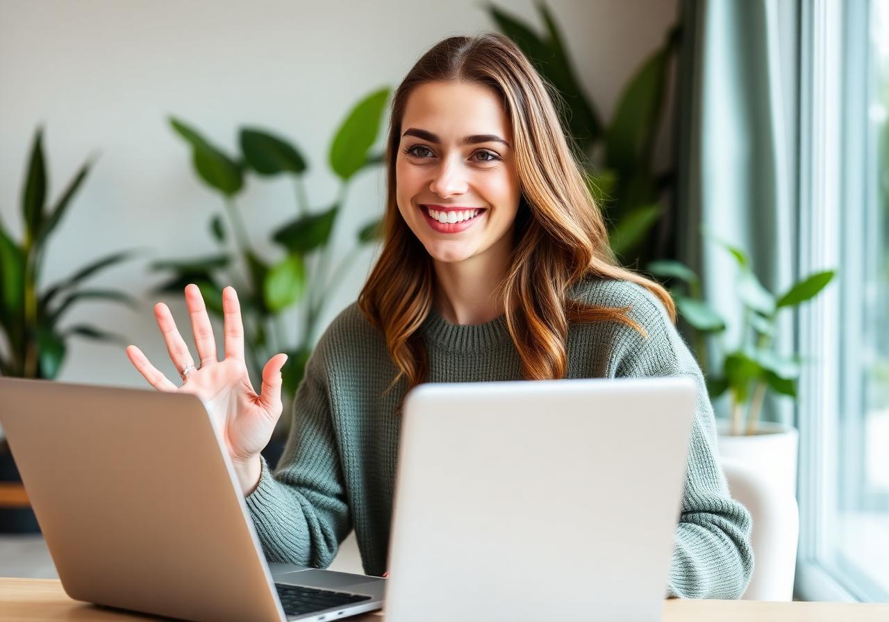 Patient on a telehealth psychiatry visit